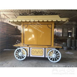 【湖北廣場售貨車定制售貨亭木制小吃車】-廣州